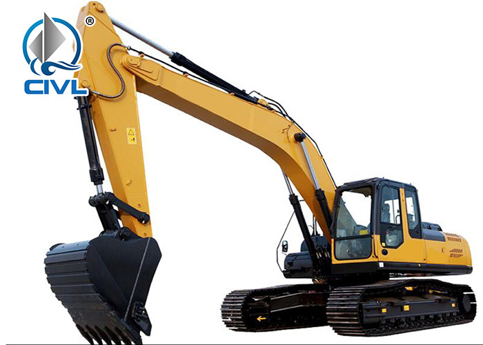 Medium Size Hydraulic Crawler Excavator / 26 Ton RC Excavator Metal CVXE265C Max. Digging Depth 6895mm