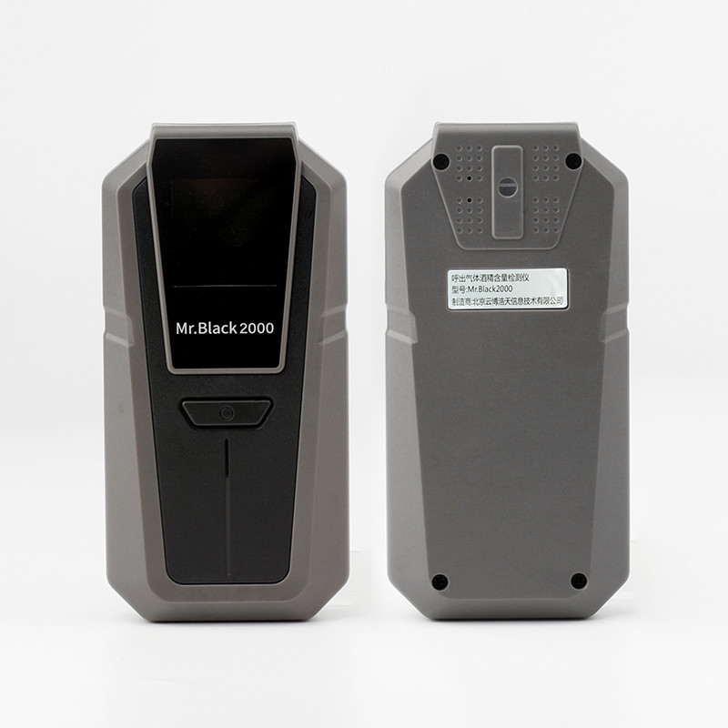Result Light Prompt ABS Bluetooth Breathalyzer For Lung Alcohol Content
