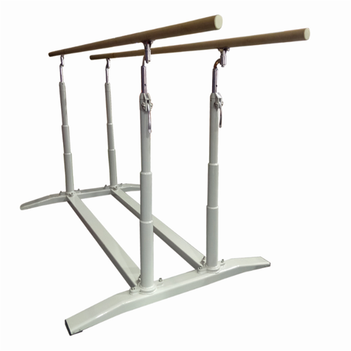 Customized Logo Availabled Ash Wood Steel Children Parallel Bars for Indoor Training