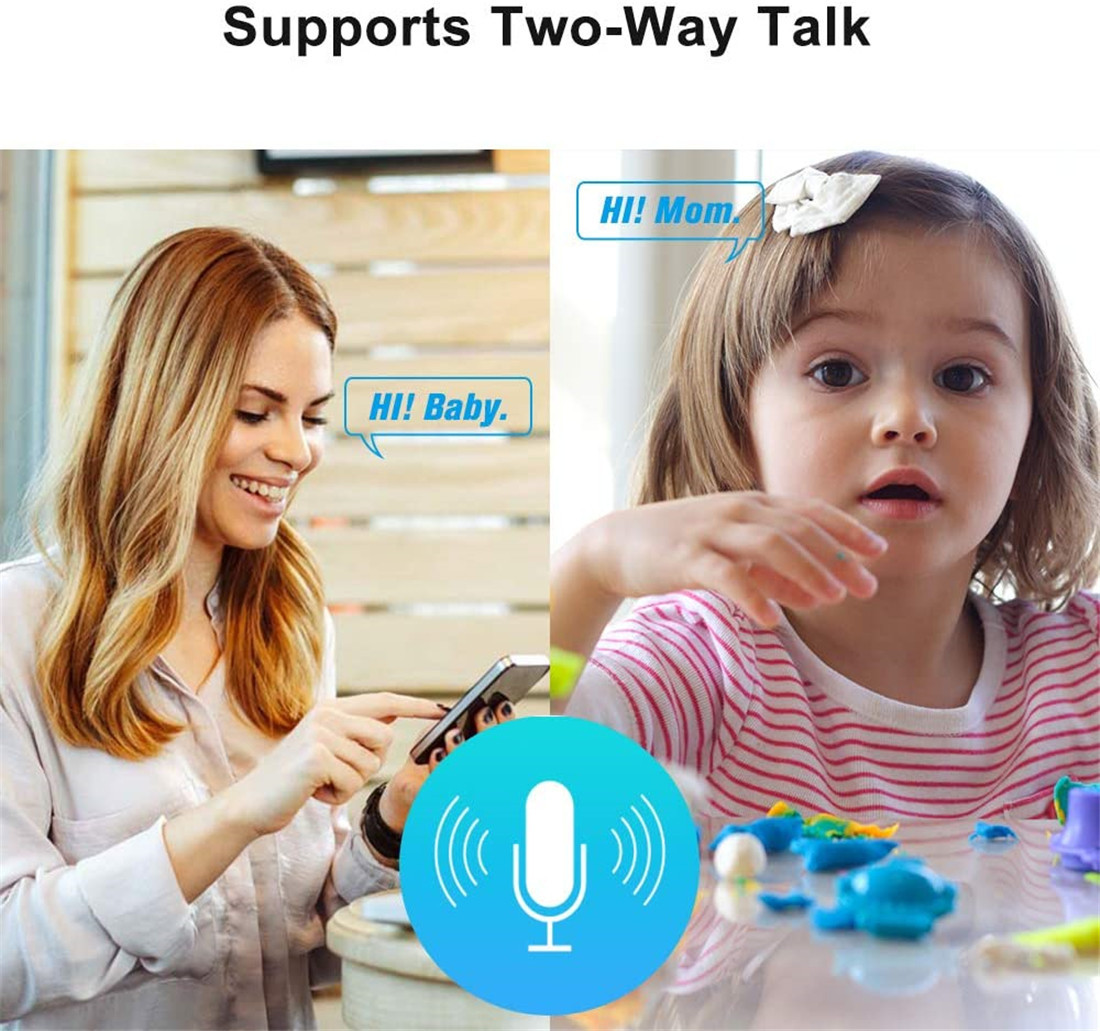 2021 Mini Wireless WIFI Indoor IP Camera Smart Camera Video Surveillance Tuya APP Home Security Camera