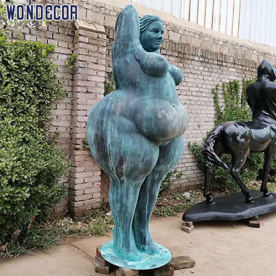 Customized Modern Nude Woman Bronze Sculpture For Decoration