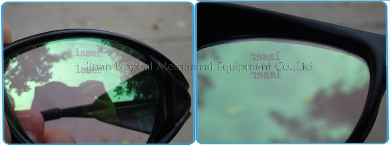 Lens marking transparent marking