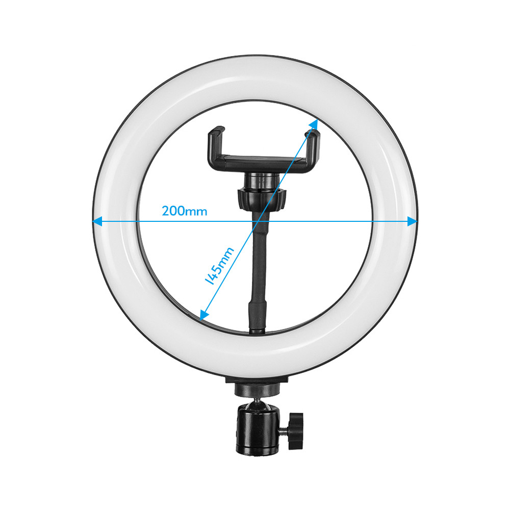 5V 20cm 8 Inch Selfie Ring Light With Tripod Stand