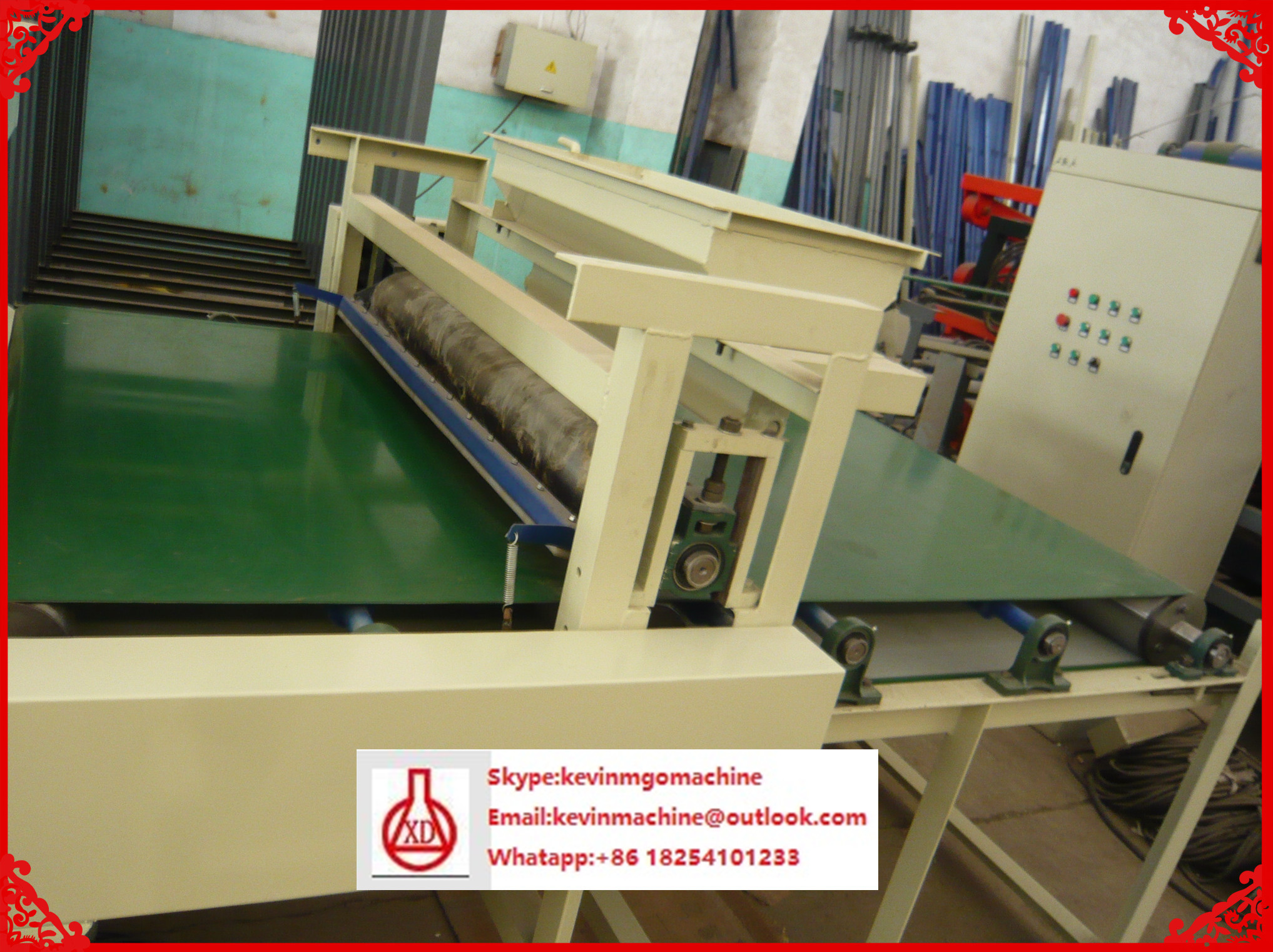 Fireproof Insulation Magnesium Oxide MgO Board Production Line with Square / Tapered Edge