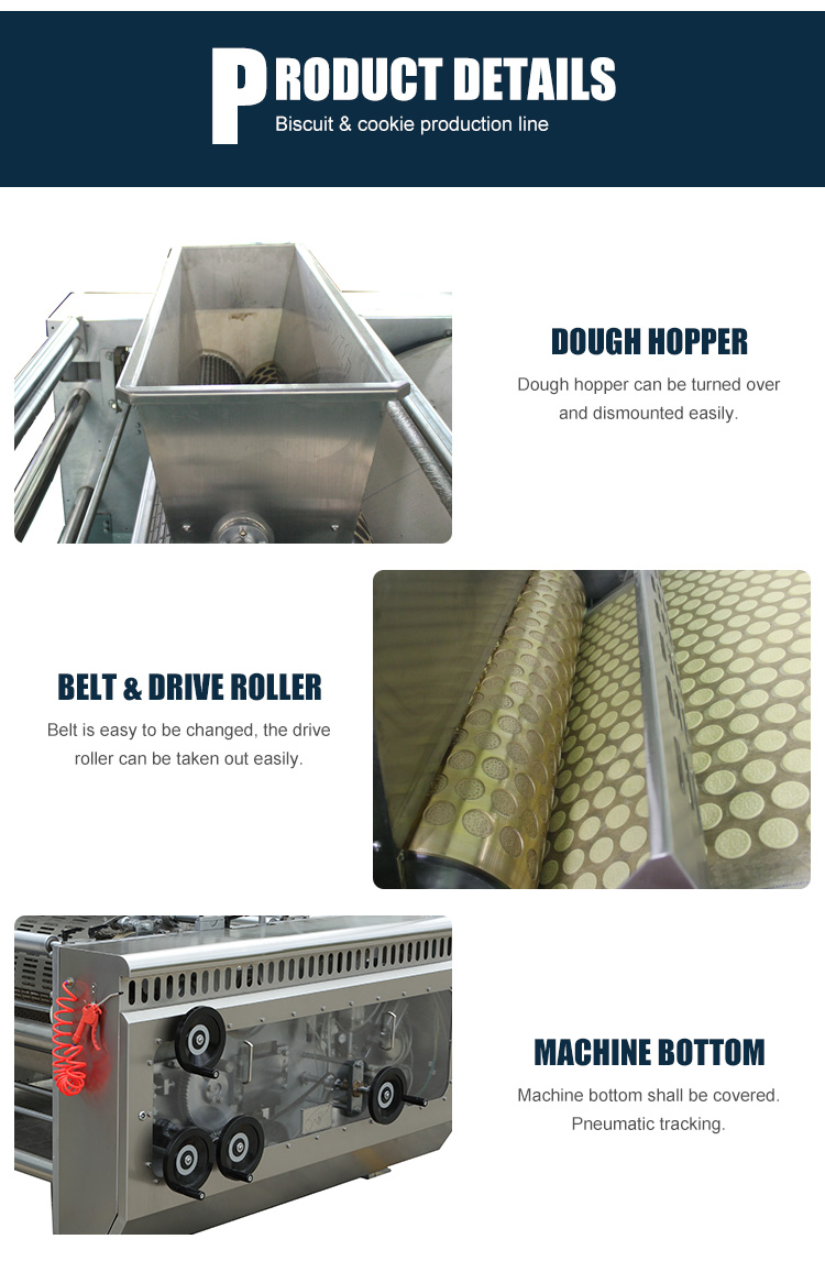 Multifunction Industrial Biscuit Making Processing Machine Biscuit Machine Rotary Moulder