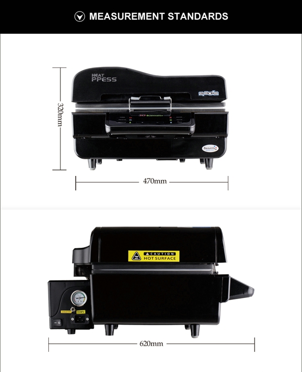 3d sublimation vacuum heat press