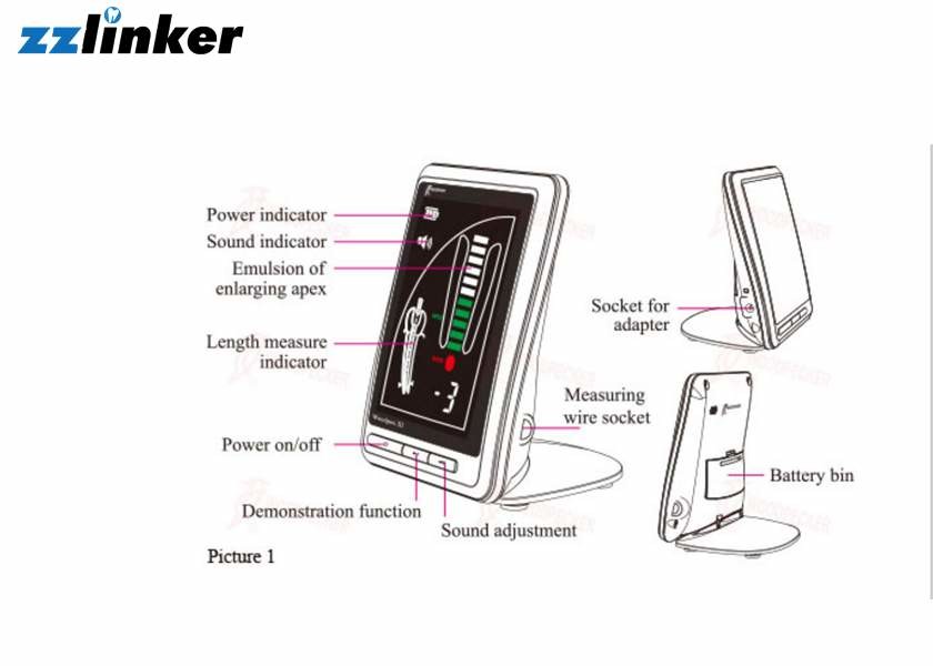 Foldable Woodpecker Apex Locator Woodpex III Pro Colorful Screen