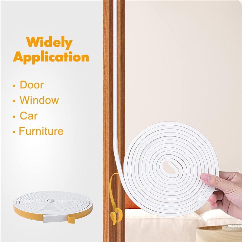 Self Adhesive Rubber Weather Stripping Noise Reduction Epdm Foam Strip