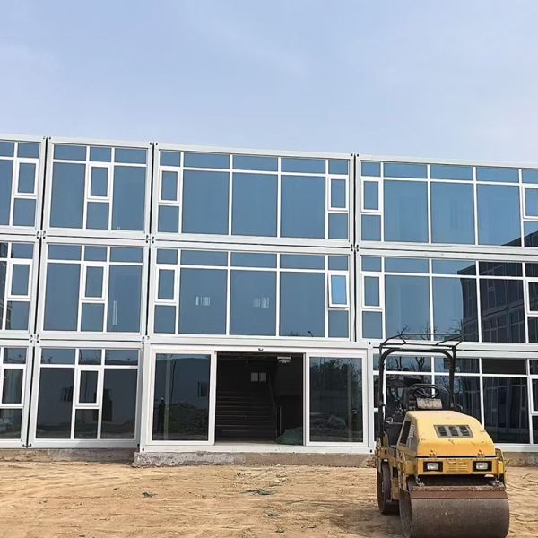 Lightweight Portable Steel Flat Pack Container House Easy to Load and Fit for Small-Scale Work Sites or Dormitory