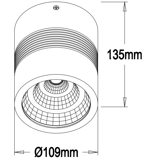 IP40 Energy saving hign lumend 30w led downlight surface mounted with SAA certificate