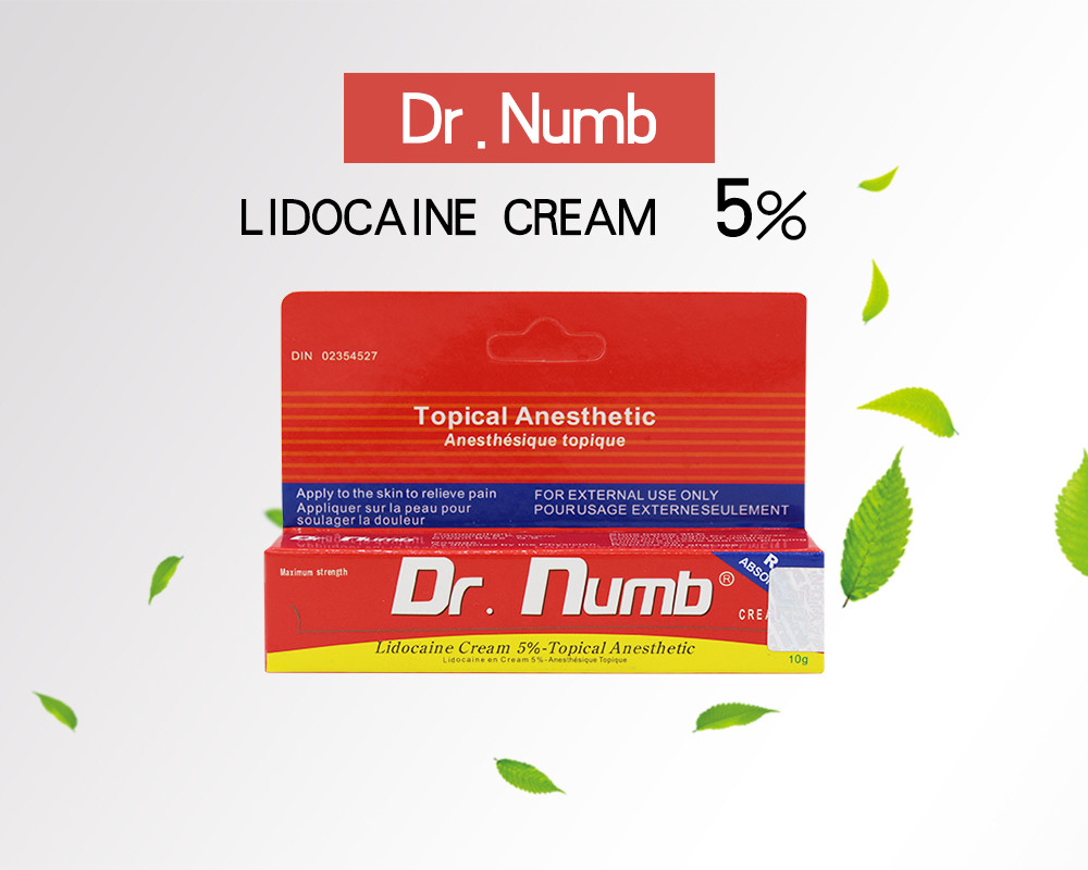 Permanent Makeup Dr Numb Lidocaine Cream 10g Tattoo Stop Pain Topical Numbing Cream