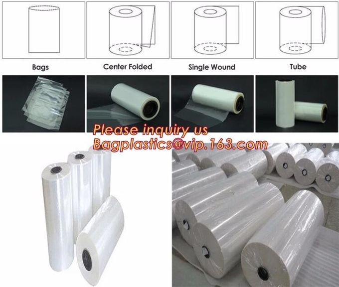 PE Shrink Film White 4m x 50m 210um,Automatic POF Film Heat Shrink Wrap,Food Grade POF shrinkable label Shrink Film pack 1