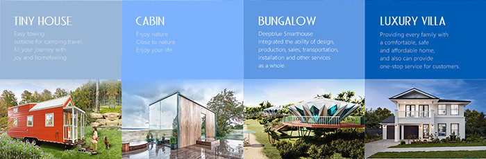 Luxury Prefab Villa 2 Story Steel Frame Modular Home US / AU / EU Standard Prefabricated House Kits