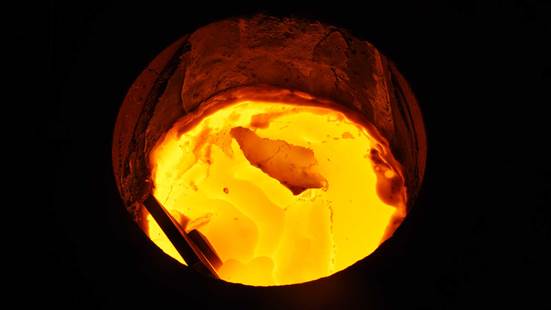 Induction melting furnaces capable of melting ferrous, non-ferrous, precious metals