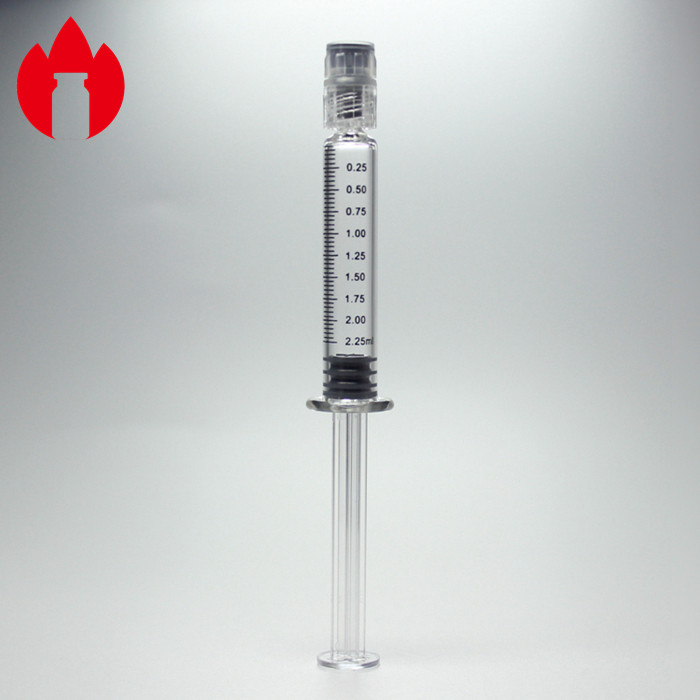 Prefilled Glass Syringe Meddical Or Cosmetic Glass Prefilled Syringe