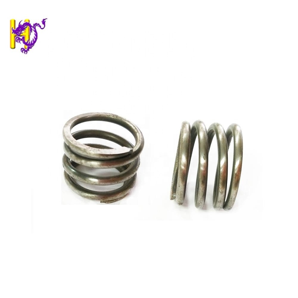 4 Inch Heavy Duty Steel Compression Spring Conical Coil Spring With Ground Square End