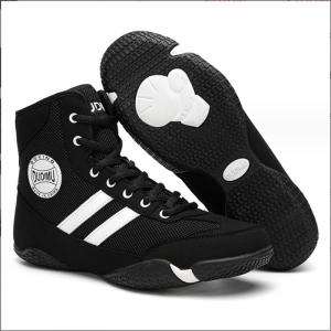 China Men Shoes Professional Fashion Indoor Gym Training Fitness Combat Wrestling Shoes on sale