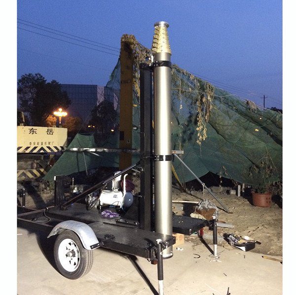 15m mast vertical mounted