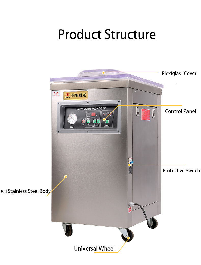 Easy to Operate DUOQI DZ-400 Series Table Top Electrical Control Vacuum Packaging Machine