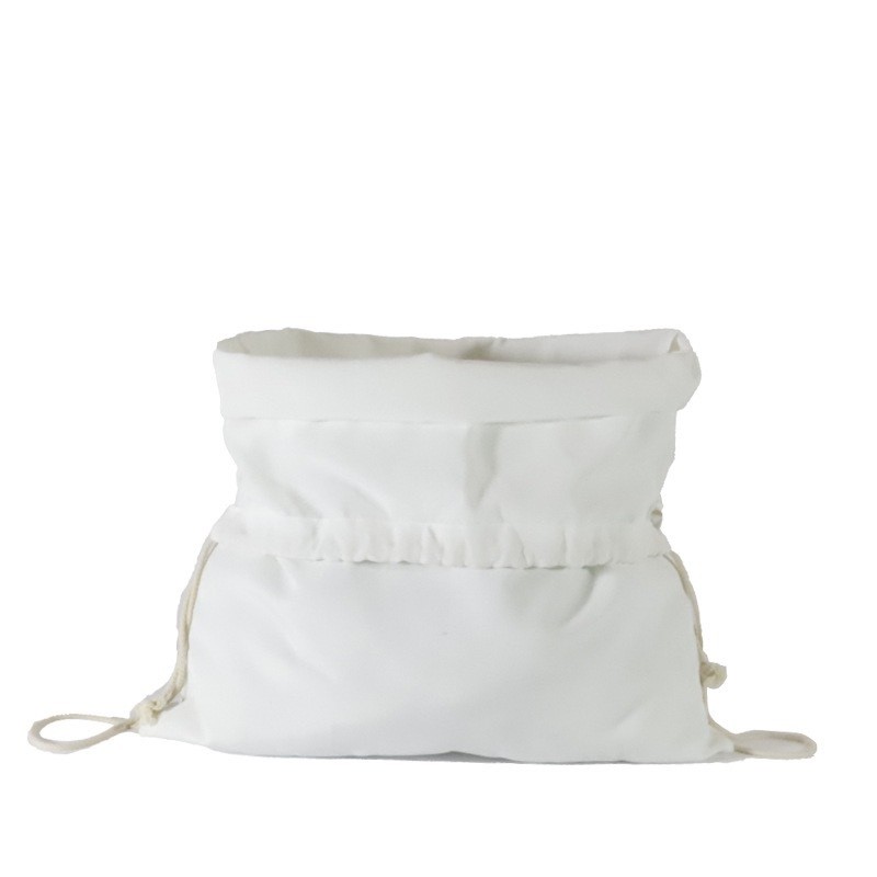 Logo Printing Sublimation Canvas Bags Storage Sublimation Drawstring Bag Dustproof
