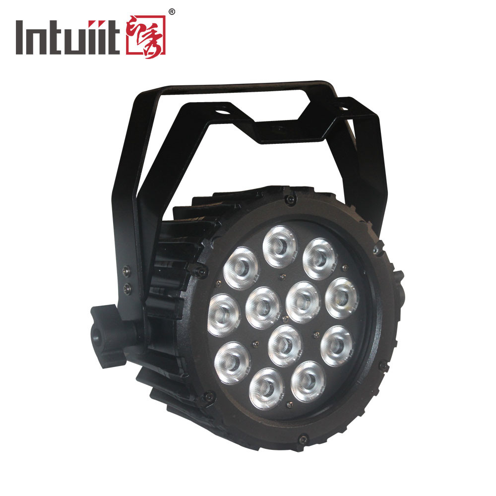 RGB 3 In 1 LED Stage Dmx Flat Par Light Slim Parcan 12*3W For Dj Disco Party