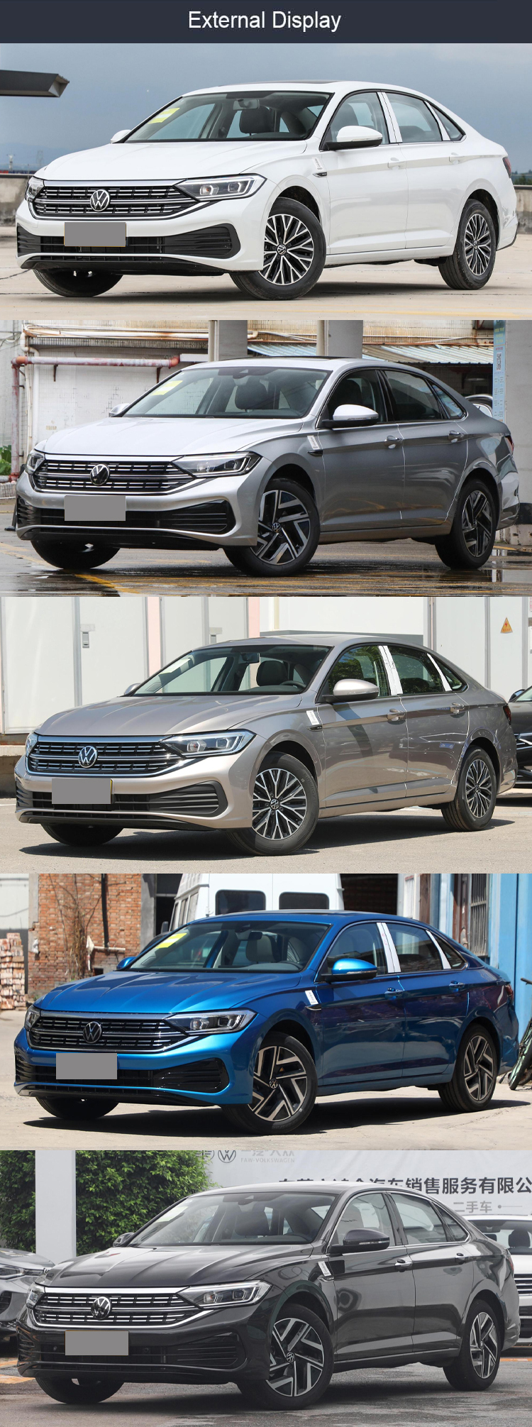 Auto Volks-wagen Sagitar 280TSI DSG Beyond Version Gasoline 0KM Used Car equipped with TPMS and Electric Parking Brake