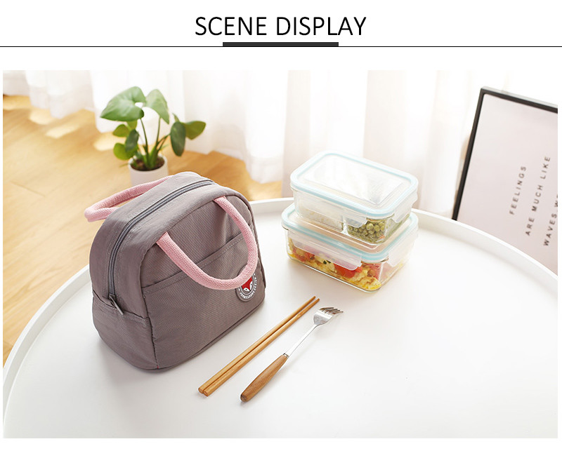 Waterproof Folding Insulated Kid Lunch Bag For Picnic