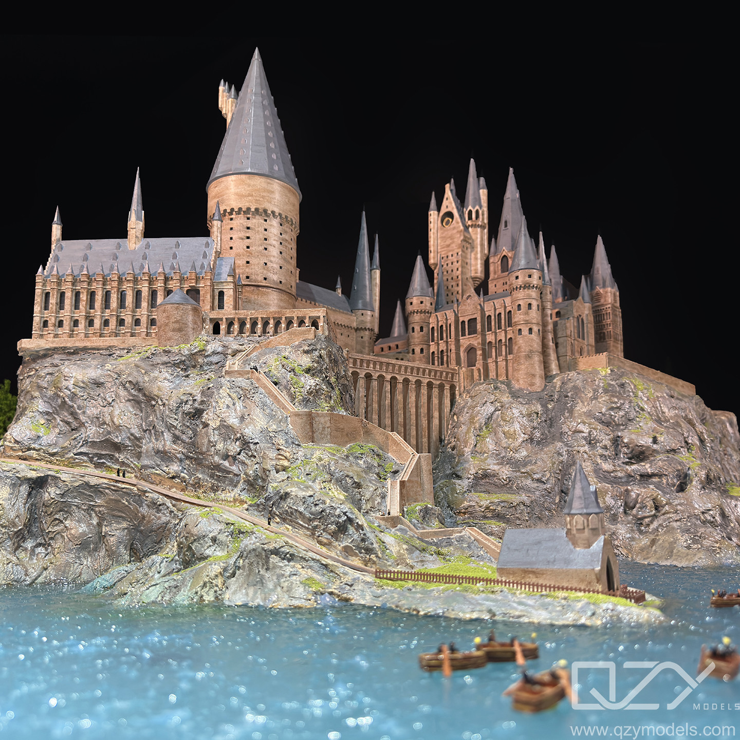 Maquette Architect Model Makers Custom 1/300 Hogwarts School Of Witchcraft And Wizardry