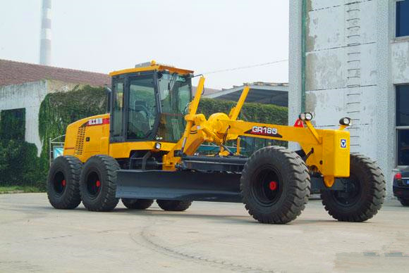 New CIVL GR215 Motor Graders In Yellow White 7 tons Operating Weight yellow colour