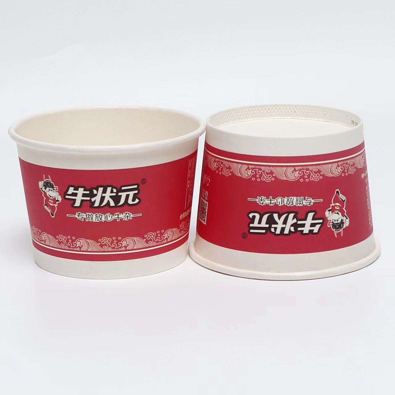Factory supply flexo printing take away ice cream paper cup