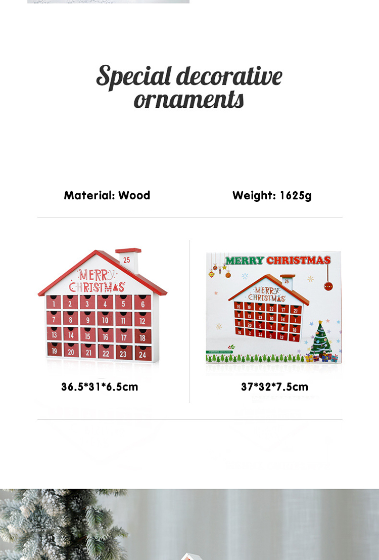 ODM Drawer Christmas Eve Box Bulk Buy Wooden Gift Boxes Bulk House Shaped