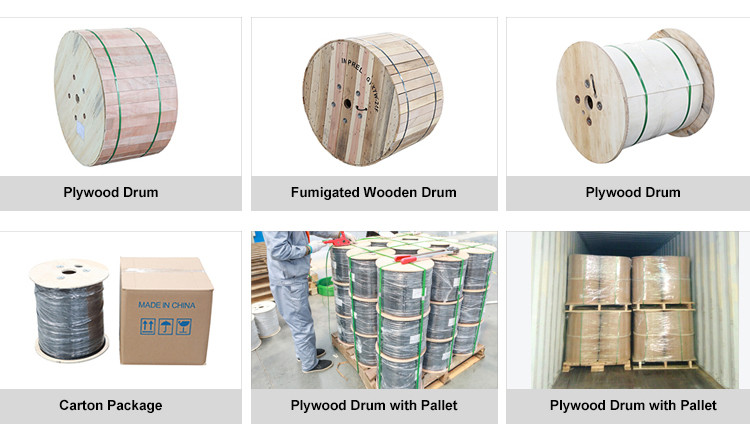 Single Mode indoor Aerial FTTH Optical Fiber Cable GJXFH 1B 2km reel