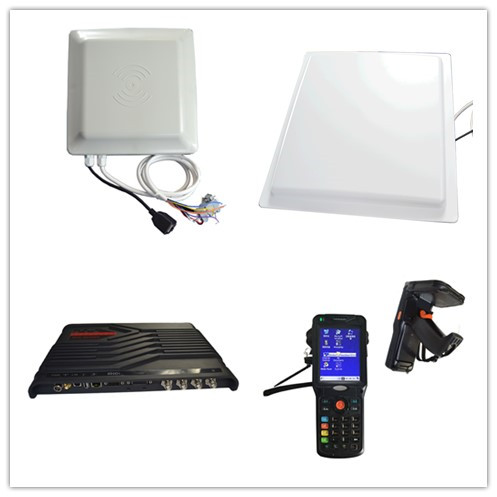 865-868mhz long range RS232 Rs485 interface Antenna Integrated Uhf Rfid Reader