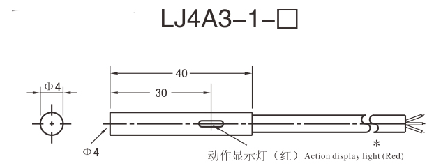LJ4A3-1-Z/BY DC type PNP NO inductive proximity sensor switch