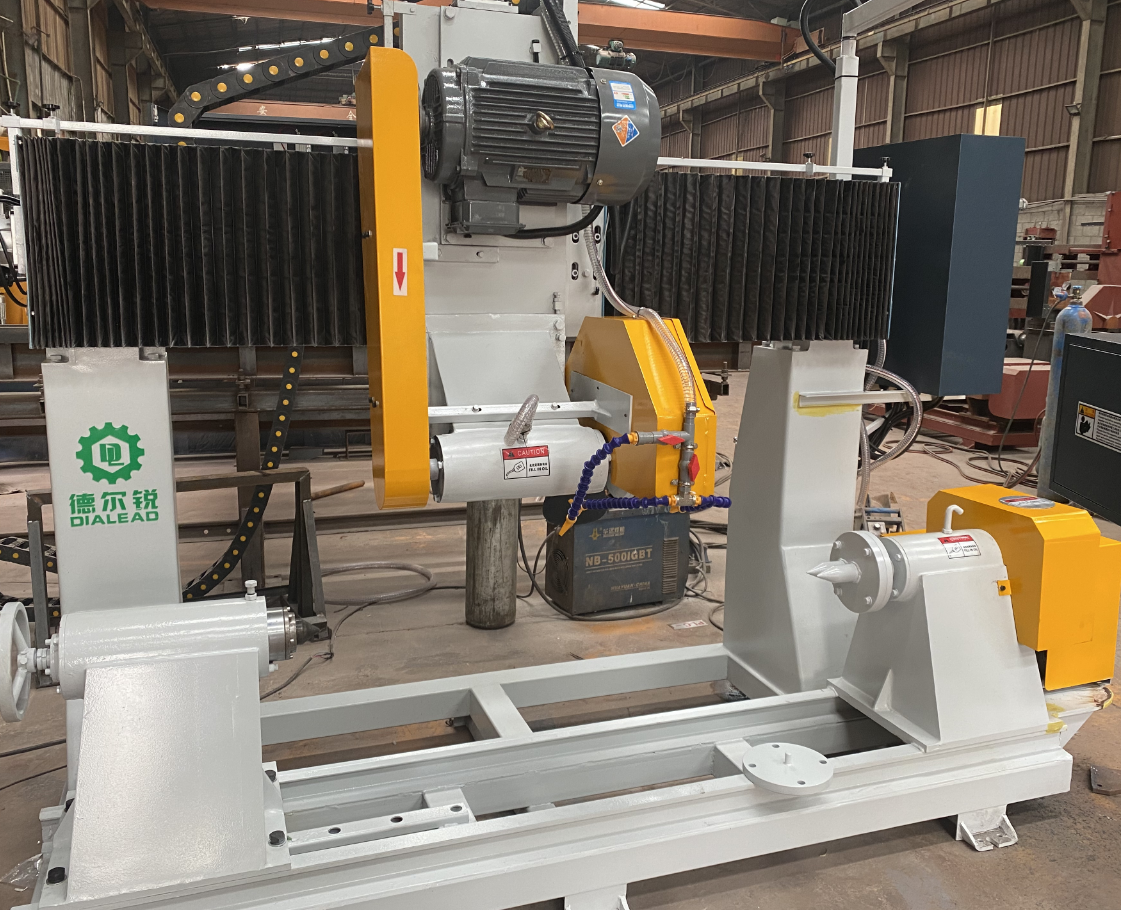 Efficiency CNC Lathe For Marble Granite Pillar Column Baluster Handrail Ling