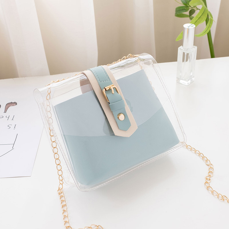 Summer Transparent Clear PVC Jelly Shoulder Bag
