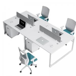 Buy cheap Customized Shape Desk Workstations Open Employee Desk and Chair Sets for Your Office product