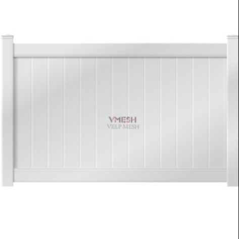 Outdoor 6 Ft White Pvc Privacy Fence Panels Easily Assembled
