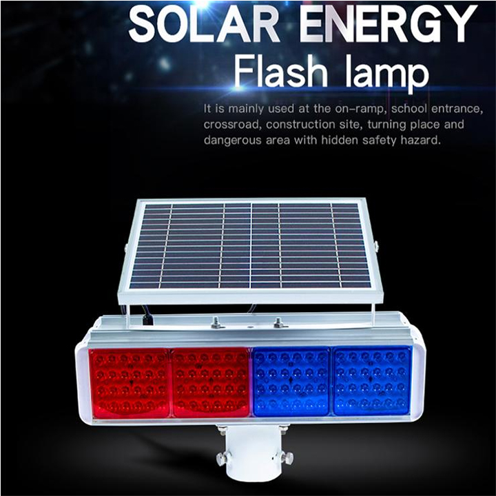 Solar warning light