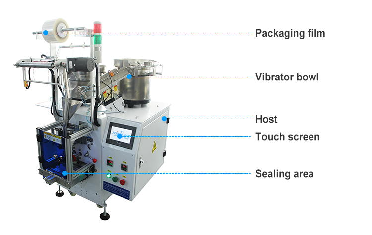 Multi-function Packaging Machine For Hardware Nail Bolt Screw High Speed Counting Machinery Screw Packing Machine
