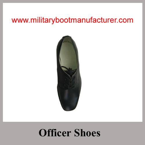 Quality Wholesale China Full Grain Leather Togo Army Officer Shoes with Leather Outsole for sale