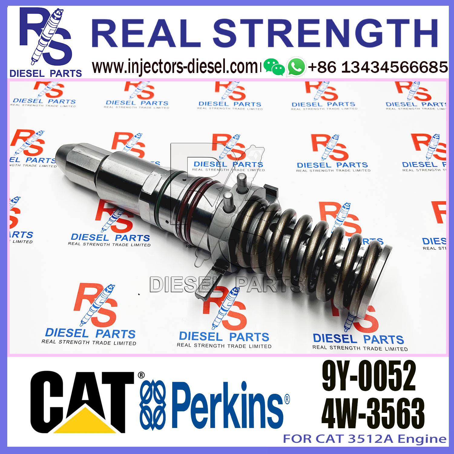 Fuel Injectors 9Y-0052 7E-6408 7E-3384 0R-3052 OR-3052 7C-4175 OR-3051 7E-9983 9Y-4544 0R-3883 0R-0906 for Caterpillar
