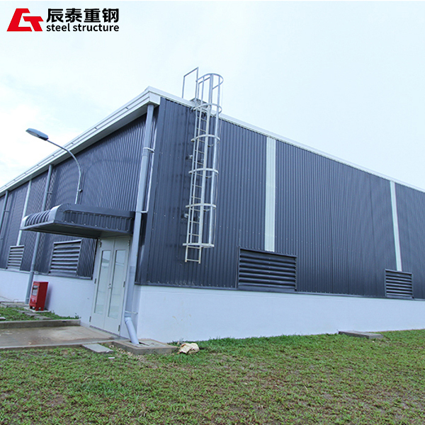 Wide Span Prefab Steel Frame Buildings , Metal Warehouse Construction Weatherproof