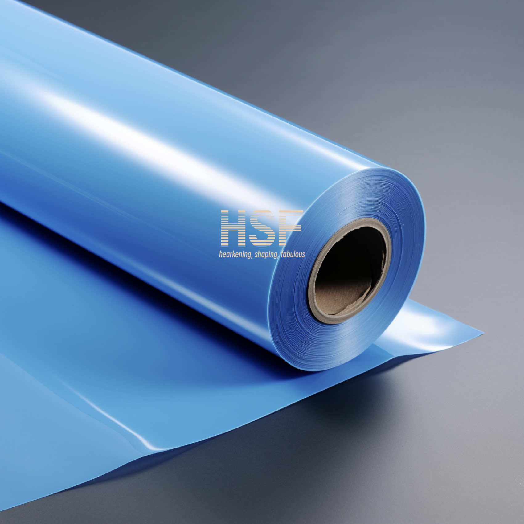80 Micron Opaque Blue Release Coating Polyester Film Silicone UV Cured