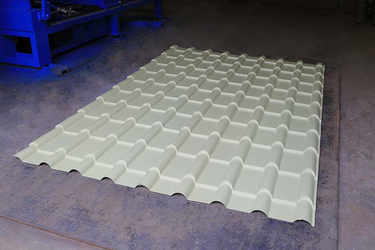 Bamboo Style Glazed Tile Roll Forming Machine 4-8m/Min High Strength
