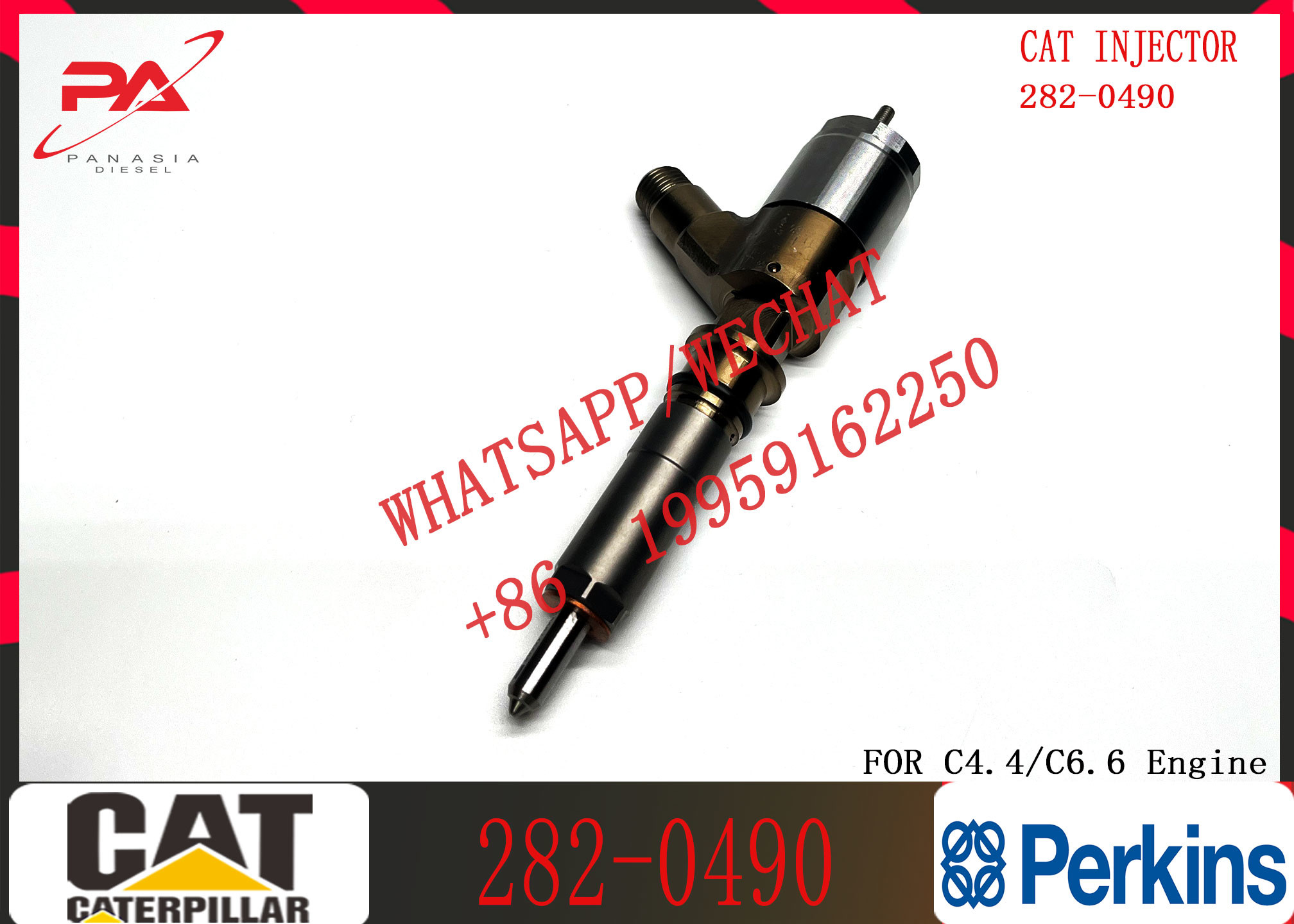 C6.6 Diesel Engine Fuel Injector 292-3780 2645A753 2645A746 2645A749 282-0490 2645A718 for CAT