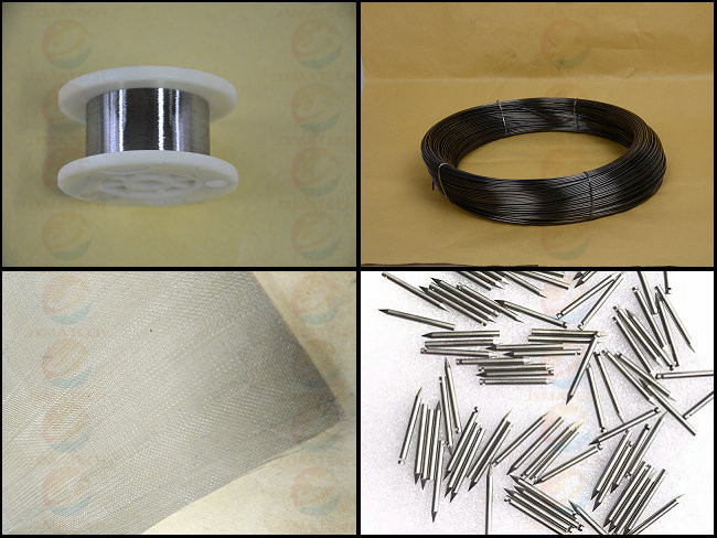High Tensile Strength Tungsten Alloy Products Wire For Lamp Filament