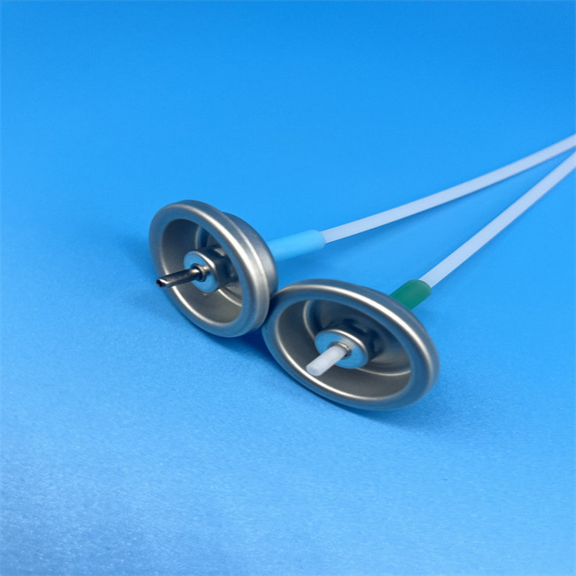 Metallic Silver Aluminum Aerosol Valve Button Actuator Free Samples