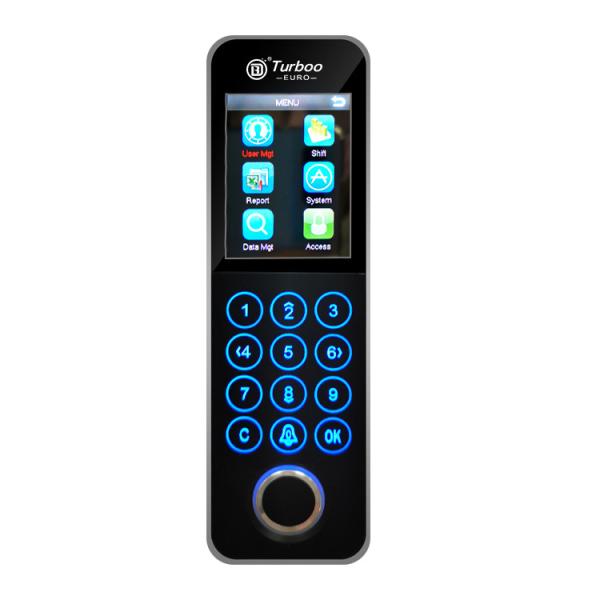Waterproof Face Recognition Biometric System 2 Inch Fingerprint Access