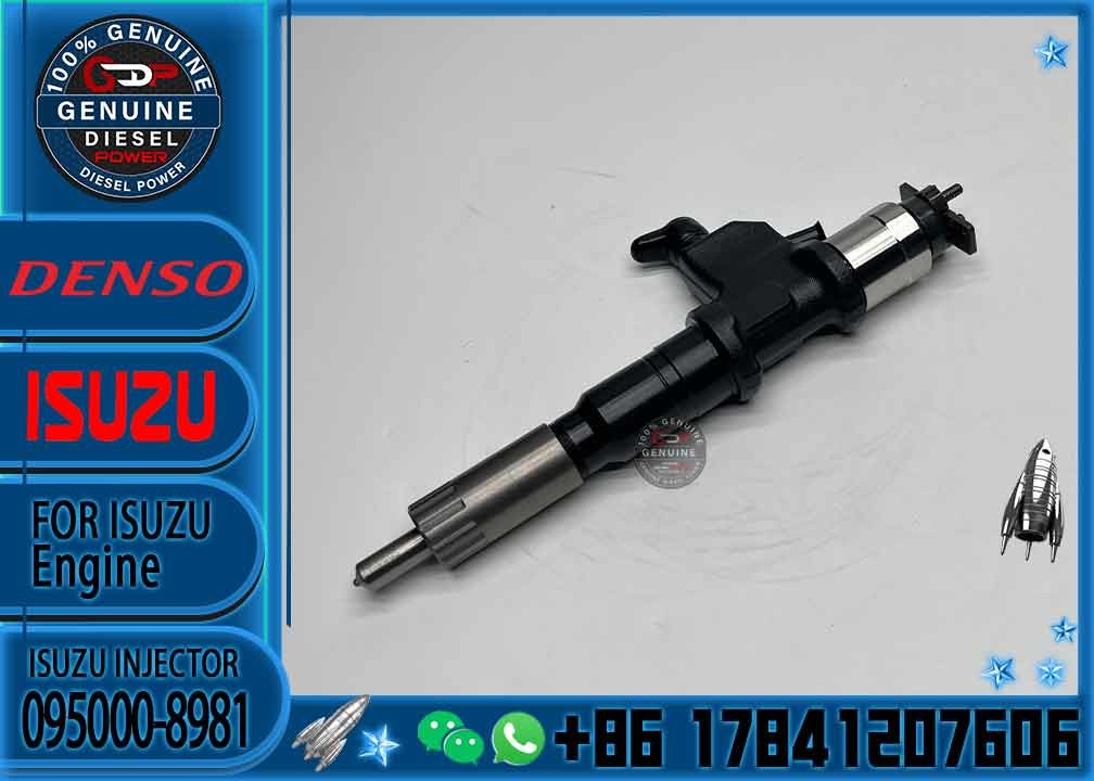 High Quality New Diesel Common Rail Fuel Injector 095000-8981 For ISUZU 6WG1